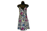 White Animal Print Strappy Dress